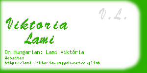 viktoria lami business card